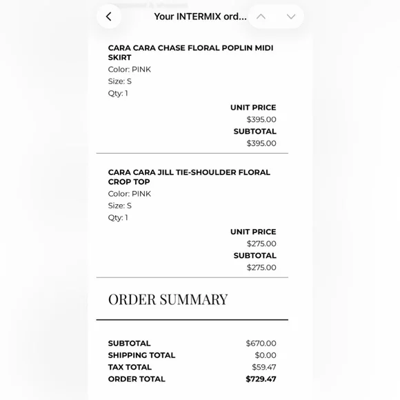 Cara Cara Set - Picture 5 of 5